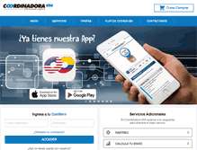 Tablet Screenshot of coordinadorausa.com